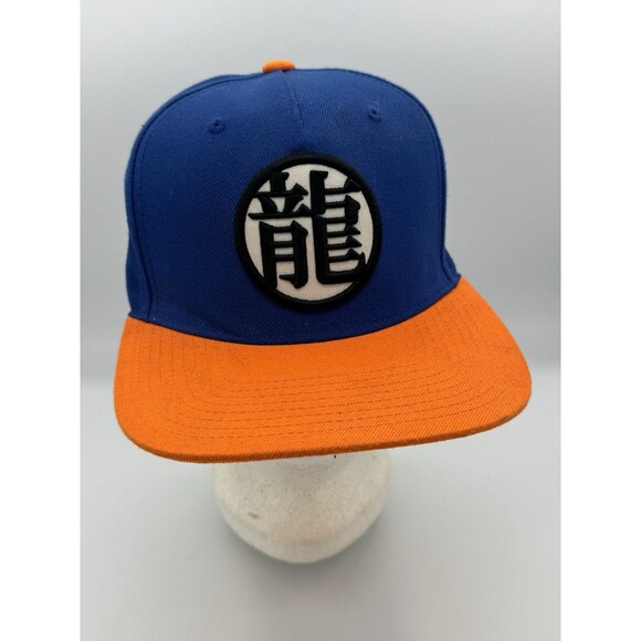 Dragon Ball Z Hat Cap Snap Back Adult Blue Orange Embroider Classic Anime Twill - Picture 3 of 10